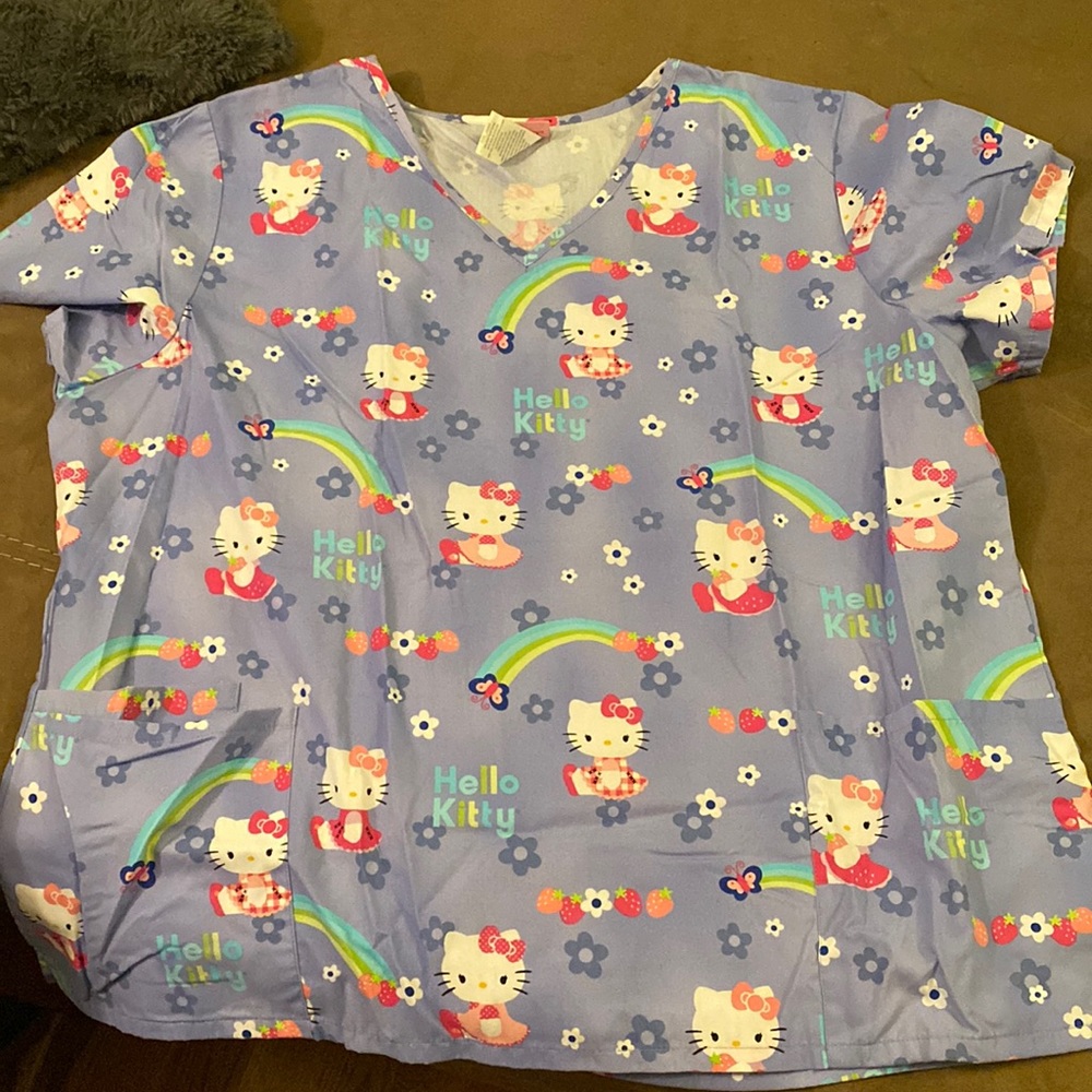 Hello kitty scrub top